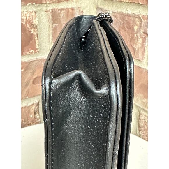 Chanel So Black Reissue 2.55 Wallet on Chain Chevron Sheepskin 45903 - Picture 6 of 14